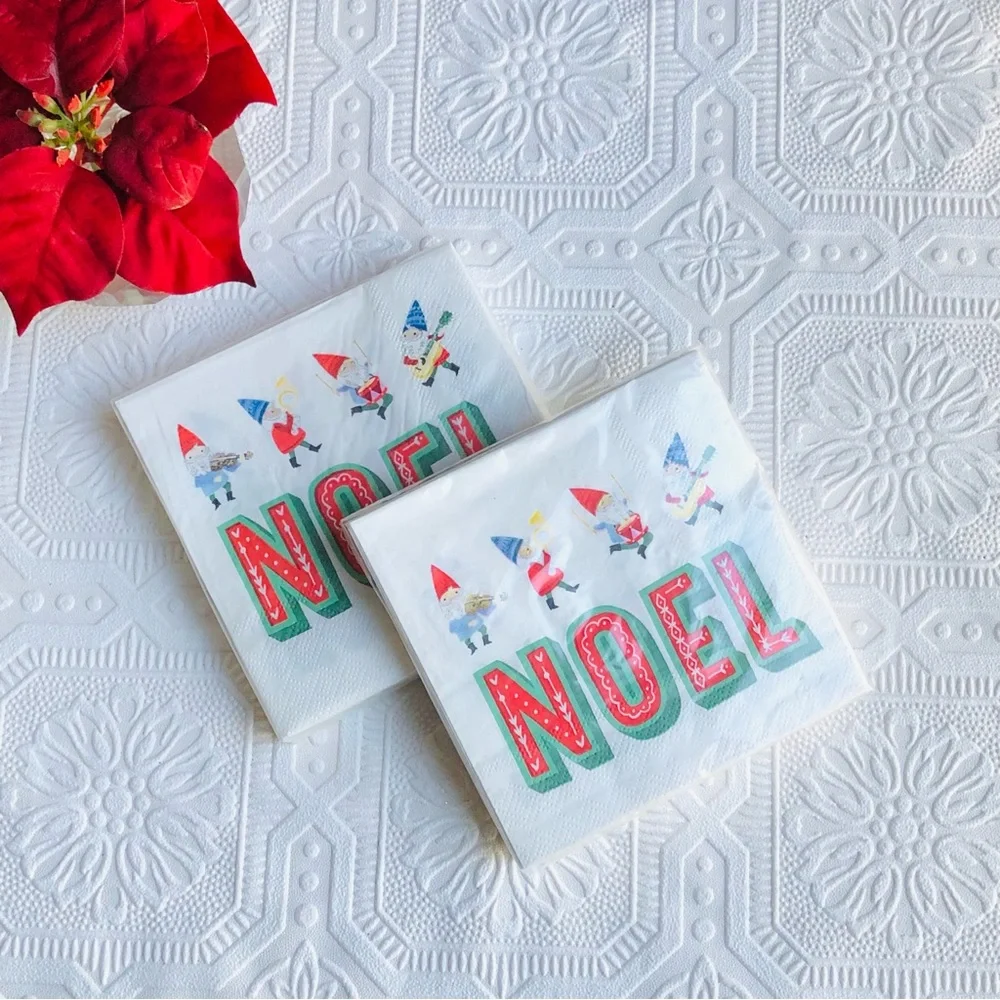 Celebrate It Noel Christmas Napkins 2 pk